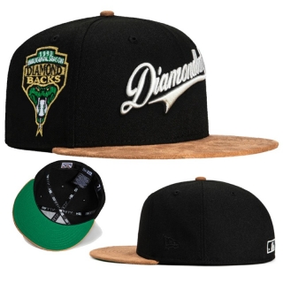 Arizona Diamondbacks MLB 59FIFTY Fitted Suede Flat Brim Hats 126819