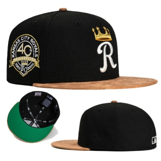 Kansas City Royals MLB 59FIFTY Fitted Suede Flat Brim Hats 126822