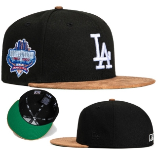 Los Angeles Dodgers MLB 59FIFTY Fitted Suede Flat Brim Hats 126824