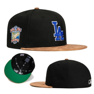 Los Angeles Dodgers MLB 59FIFTY Fitted Suede Flat Brim Hats 126826
