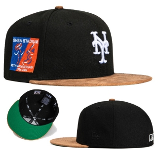 New York Mets MLB 59FIFTY Fitted Suede Flat Brim Hats 126828