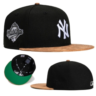 New York Yankees MLB 59FIFTY Fitted Suede Flat Brim Hats 126830