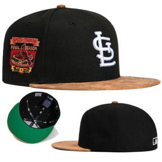 Saint Louis Cardinals MLB 59FIFTY Fitted Suede Flat Brim Hats 126834
