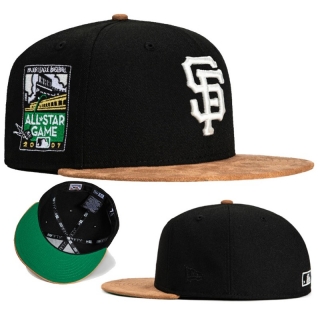 San Francisco Giants MLB 59FIFTY Fitted Suede Flat Brim Hats 126835