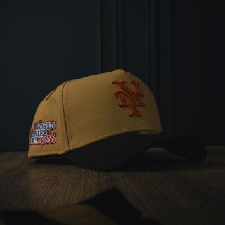 New York Mets MLB 9FORTY Curved Adjustable Hats 126897