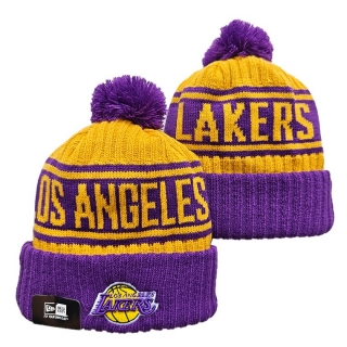 Los Angeles Lakers NBA Knitted Beanie Hats 126952