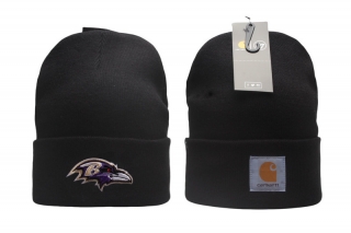 Baltimore Ravens Carhartt NFL Knitted Beanie Hats 126994