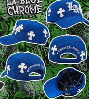 ThirtyOne Hats LA Blue Curved Chrome Snapback Hats NFC Chip Works 127501