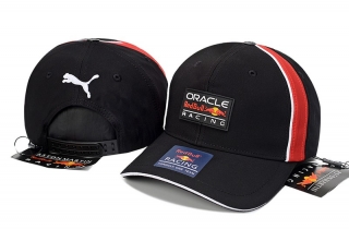 Red Bull & Puma Pure Cotton High Quality Curved Adjustable Caps 127567