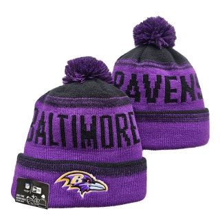 Baltimore Ravens NFL Knitted Beanie Hats 127569