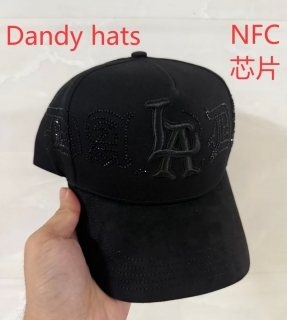 Dandy Hats LA Black Baseball Caps NFC Chip Works 127593