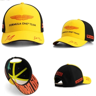 Aston Martin Formula One Team Curved Adjustable Hats 127601