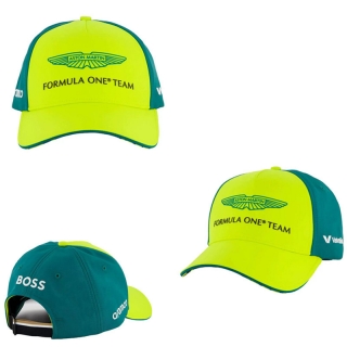 Aston Martin Formula One Team Curved Adjustable Hats 127602