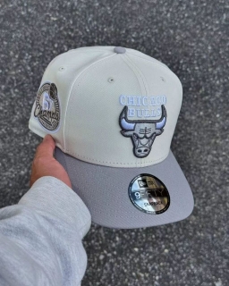 Chicago Bulls NBA 9FIFTY Curved Snapback Hats 127607