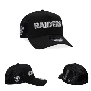 Las Vegas Raiders NFL 9FORTY Curved Adjustable Hats 127826