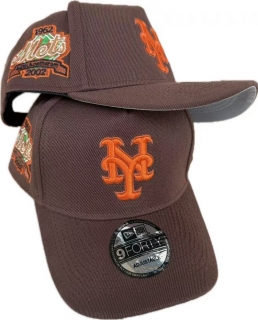 New York Mets MLB 9FORTY Curved Adjustable Hats 127840