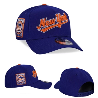 New York Mets MLB 9FORTY Curved Adjustable Hats 127842