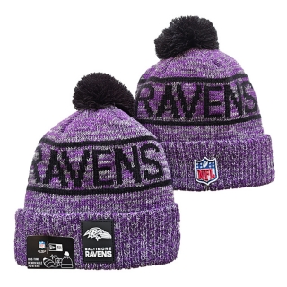 Baltimore Ravens NFL Knitted Beanie Hats 127861