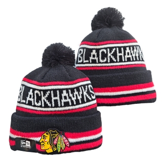 Chicago Blackhawks NHL Knitted Beanie Hats 128255