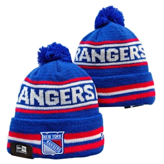 New York Rangers NHL Knitted Beanie Hats 128261