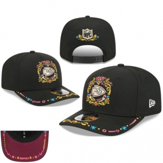Kansas City Chiefs NFL 9FIFTY Curved Snapback Hats 128320