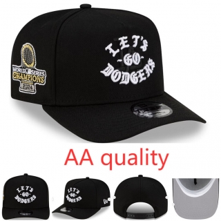 Los Angeles Dodgers Champions MLB 9FIFTY Curved Snapback Hats 128610