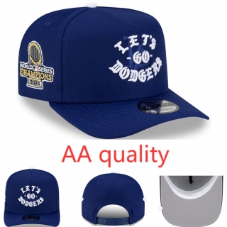Los Angeles Dodgers Champions MLB 9FIFTY Curved Snapback Hats 128611