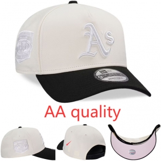 Oakland Athletics MLB 9FORTY Curved Adjustable Hats 128631