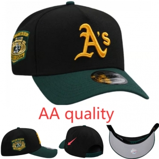 Oakland Athletics MLB 9FORTY Curved Adjustable Hats 128633