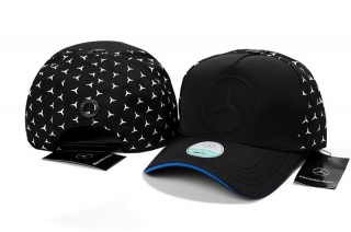 Mercedes-Bens AMG Pure Cotton High Quality Curved Snapback Hats 128681