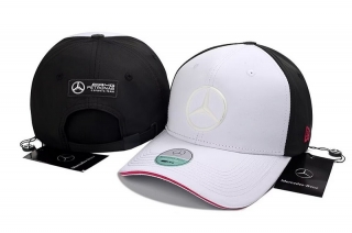Mercedes-Bens AMG Pure Cotton High Quality Curved Strapback Hats 128683