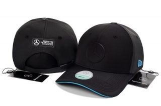 Mercedes-Bens AMG Pure Cotton High Quality Curved Strapback Hats 128684