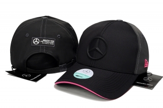 Mercedes-Bens AMG Pure Cotton High Quality Curved Strapback Hats 128686