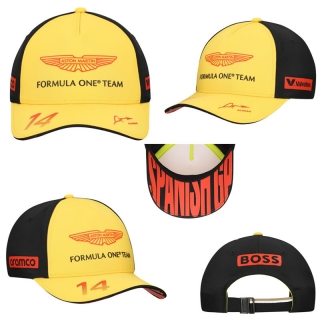 Aston Martin Formula One Team Curved Adjustable Hats 127601