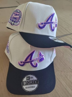 Atlanta Braves MLB 9FORTY Curved Adjustable Hats 128735