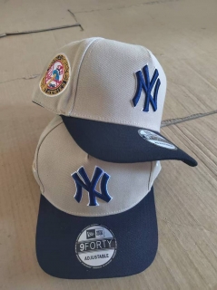 New York Yankees MLB 9FORTY Curved Adjustable Hats 128755