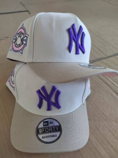 New York Yankees MLB 9FORTY Curved Adjustable Hats 128756
