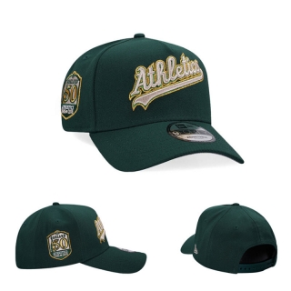Oakland Athletics MLB 9FORTY Curved Adjustable Hats 128759
