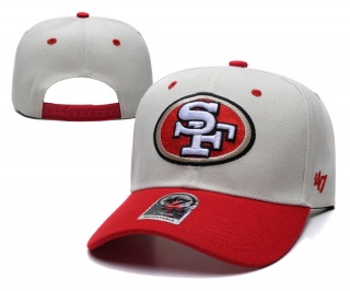San Francisco 49ers 47Brand Curved Snapback Hats 128851