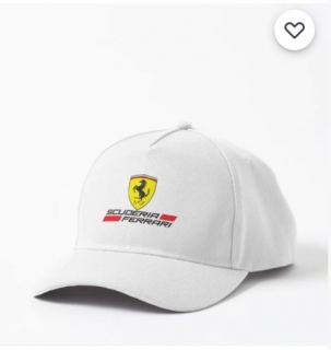 Ferrari Curved Adjustable Hats 128866