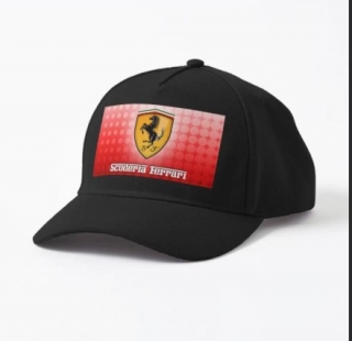 Ferrari Curved Adjustable Hats 128868