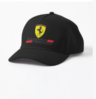 Ferrari Curved Adjustable Hats 128870