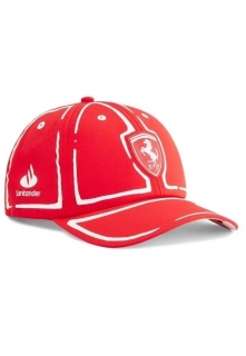 Ferrari Curved Adjustable Hats 128871
