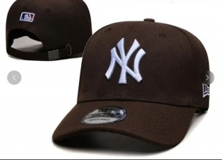 New York Yankees MLB 9FORTY Curved Adjustable Hats 128885
