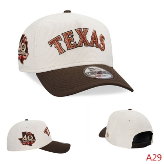 Texas Rangers MLB 9FORTY Curved Adjustable Hats 128899