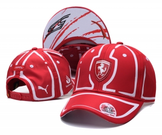 Ferarri Curved Adjustable Hats 128976
