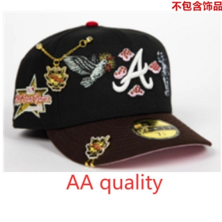 Atlanta Braves MLB 9FORTY Curved Adjustable Hats Accessories Not Included 129038
