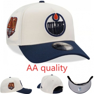 Edmonton Oilers NHL 9FORTY Curved Adjustable Hats 129118