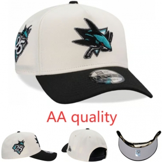 San Jose Sharks NHL 9FORTY Curved Adjustable Hats 129138