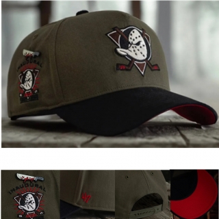 Anaheim Ducks MLB 9FORTY Curved Adjustable Hats 129151